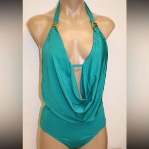 Bar III Jade Halter Bodysuit